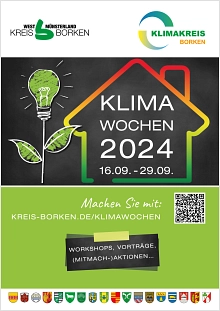 Plakat Klimawochen Kreis Borken