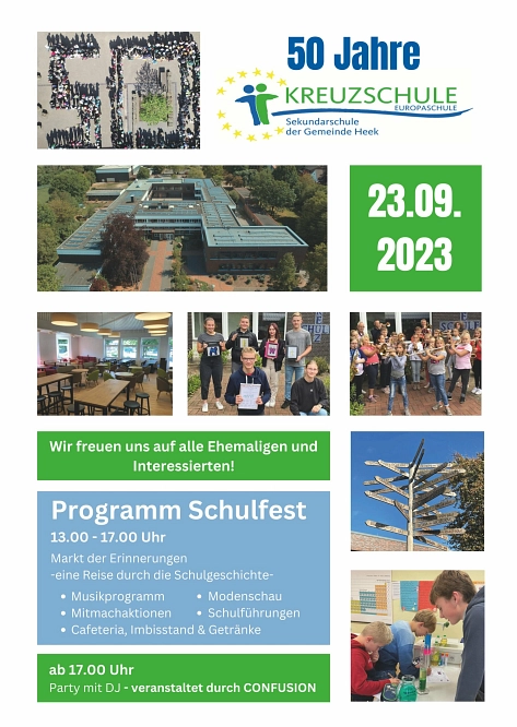 Plakat Kreuzschule © Gemeinde Heek