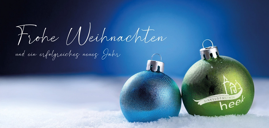 Weihnachtsgruß 2024 - Header © Gemeinde Heek